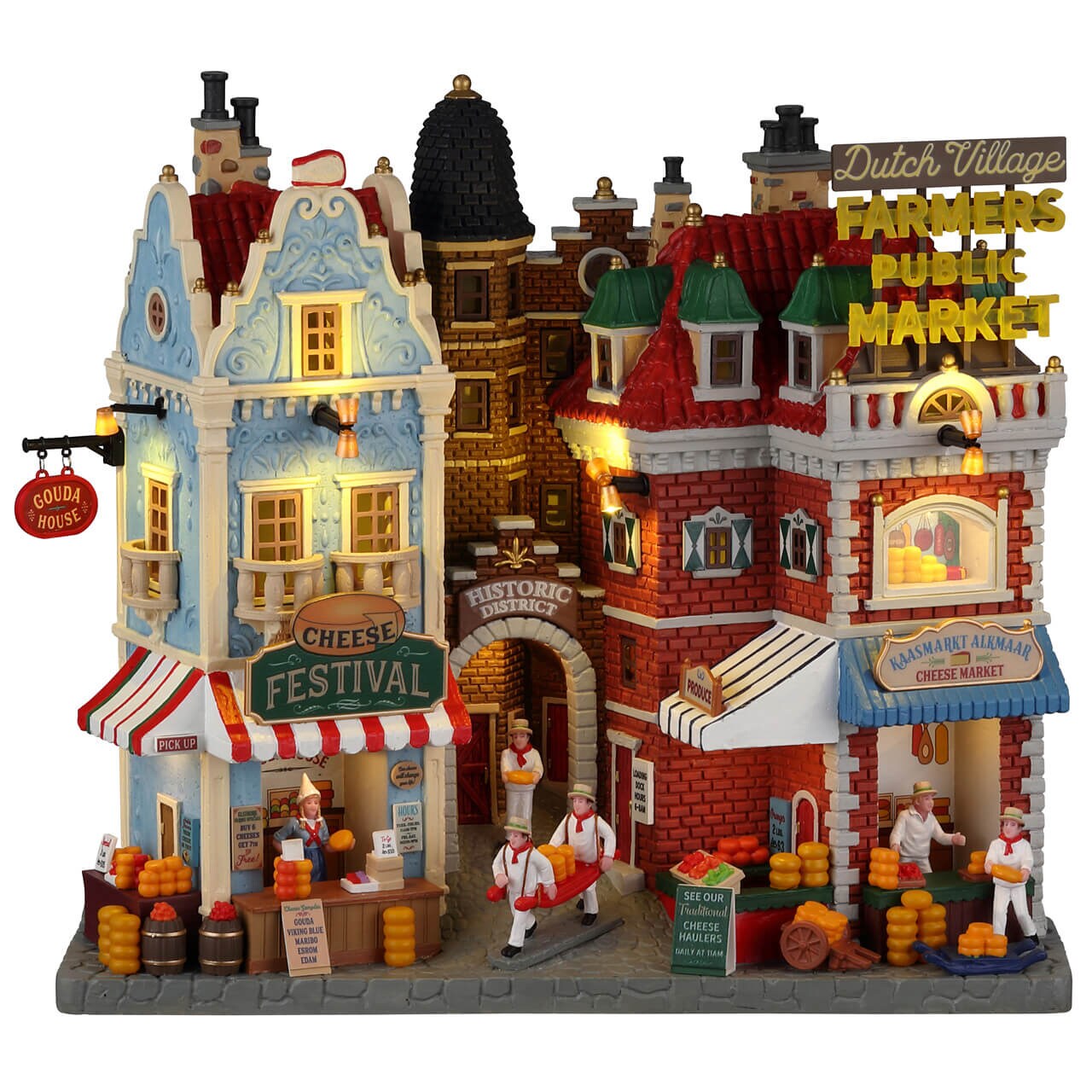 Lemax© Caddington Village™: Dutch Cheese Festival And Farmers Market